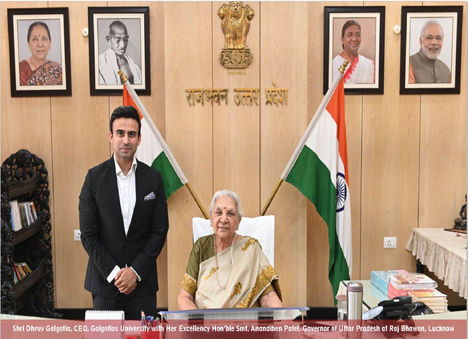 Anandiben Patel at Galgotias University ceremony